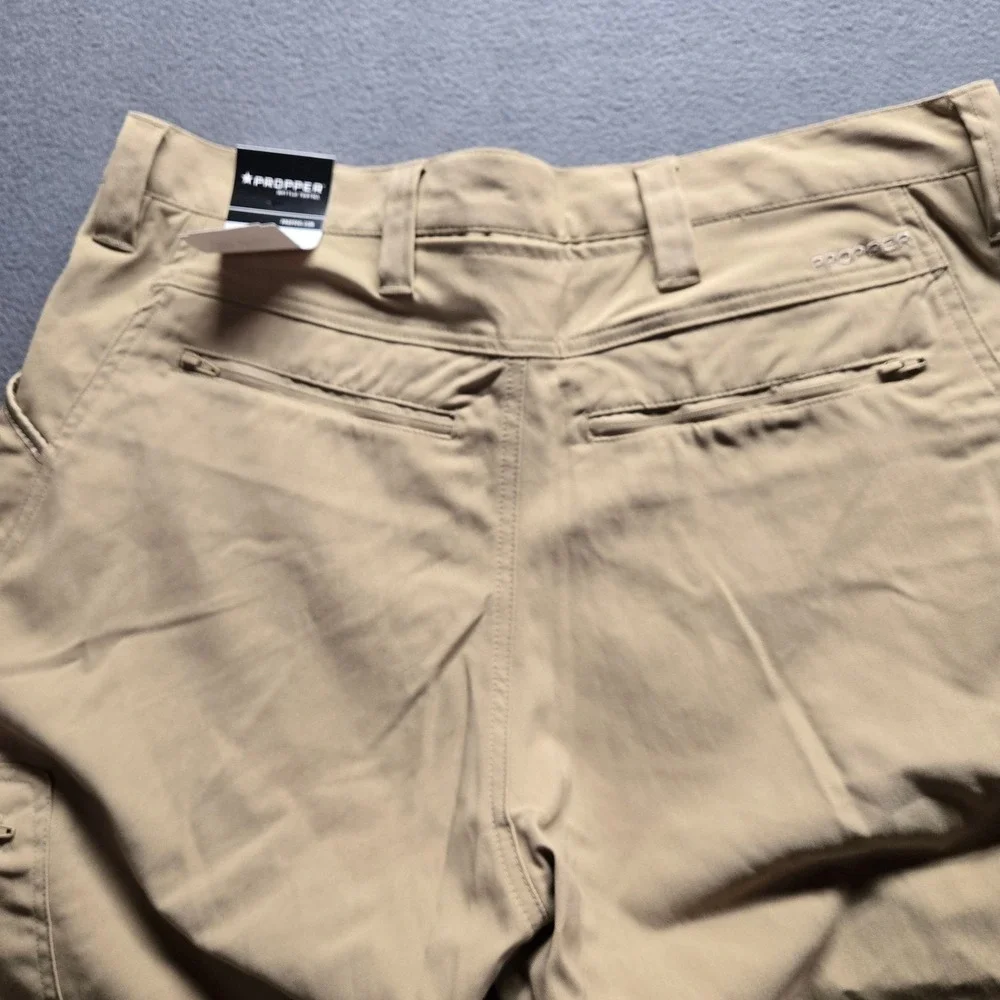 Propper STL II Tactical Pants 36x32 Khaki NWT Stretch Nylon‎ Discontinued F52551